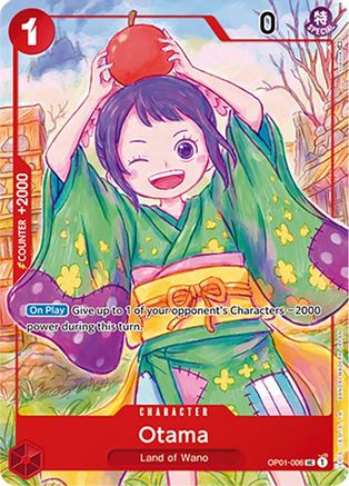 Otama (Japanese 1st Anniversary Set) (OP01-006) - One Piece Promotion Cards - Single Cards