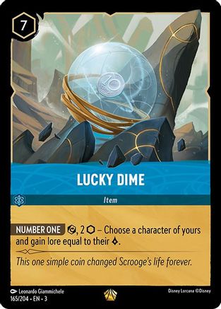 Lucky Dime (165/204) - Into the Inklands - Single Cards