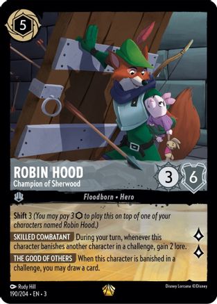 Robin Hood - Champion of Sherwood (190/204) - Into the Inklands - Single Cards