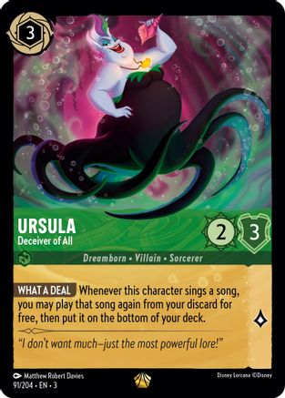 Ursula - Deceiver of All (91/204) - Into the Inklands - Single Cards