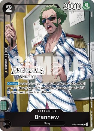 Brannew (Offline Regional 2024) [Participant] (OP03-089) - One Piece Promotion Cards - Single Cards