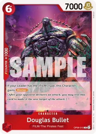 Douglas Bullet (OP06-010) One Piece - Wings of the Captain - Single Cards