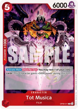 Tot Musica (OP06-011) One Piece - Wings of the Captain - Single Cards