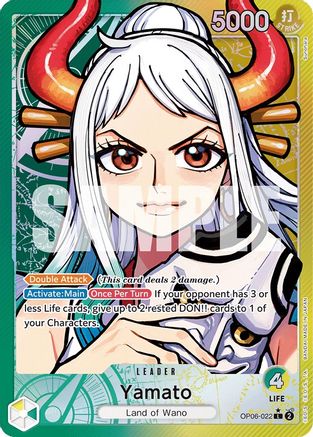 Yamato (Alternate Art) (OP06-022) One Piece - Wings of the Captain - Single Cards