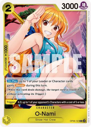 O-Nami (OP06-101) One Piece - Wings of the Captain - Single Cards