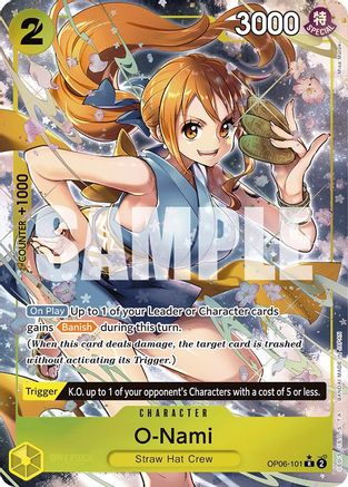 O-Nami (Alternate Art) (OP06-101) One Piece - Wings of the Captain - Single Cards