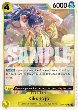 Kikunojo (OP06-104) One Piece - Wings of the Captain - Single Cards