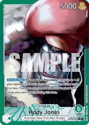 Hody Jones (020) (Alternate Art) (OP06-020) One Piece - Wings of the Captain - Single Cards