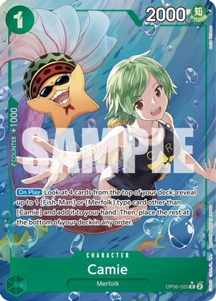 Camie (Alternate Art) (OP06-025) One Piece - Wings of the Captain - Single Cards