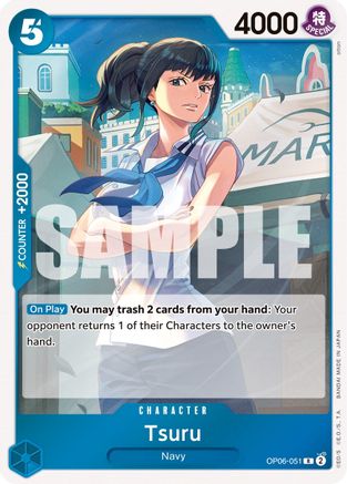 Tsuru (OP06-051) One Piece - Wings of the Captain - Single Cards