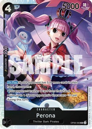 Perona (093) (OP06-093) One Piece - Wings of the Captain - Single Cards