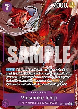 Vinsmoke Ichiji (061) (Alternate Art) (OP06-061) One Piece - Wings of the Captain - Single Cards