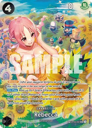 Rebecca (SP) (OP05-091) One Piece - Wings of the Captain - Single Cards