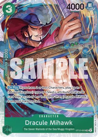 Dracule Mihawk (ST12-003) - Starter Deck 12: Zoro and Sanji Foil - Single Cards
