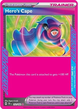 Hero's Cape 152/162 Pokemon SV05: Temporal Forces - Single Cards