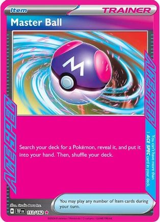 Master Ball 153/162 Pokemon SV05: Temporal Forces - Single Cards