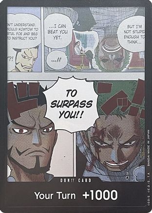 DON!! Card (Mihawk & Zoro) (Double Pack Set Vol. 3) - Wings of the Captain - Single Cards
