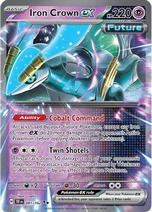 Iron Crown ex - 081/162 Pokemon SV05: Temporal Forces - Single Cards