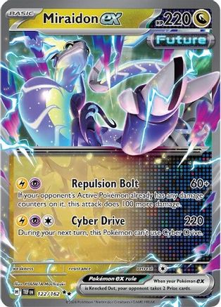 Miraidon ex 122/162 - Pokemon SV05: Temporal Forces - Single Cards