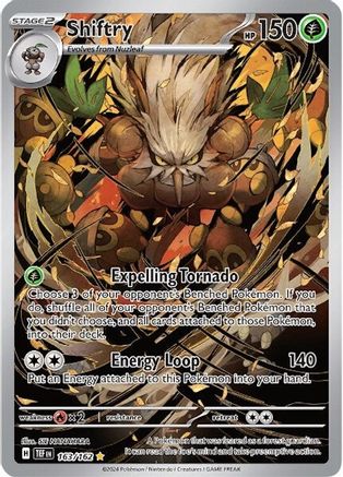Shiftry - 163/162 Pokemon SV05: Temporal Forces - Single Cards