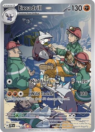 Excadrill - 174/162 Pokemon SV05: Temporal Forces - Single Cards