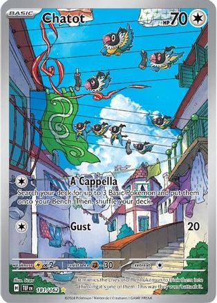 Chatot - 181/162 Pokemon SV05: Temporal Forces - Single Cards