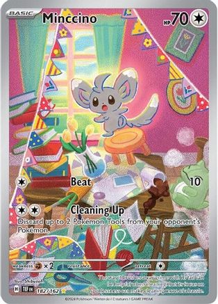 Minccino - 182/162 Pokemon SV05: Temporal Forces - Single Cards