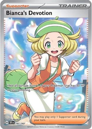 Bianca's Devotion - 197/162 Pokemon SV05: Temporal Forces - Single Cards
