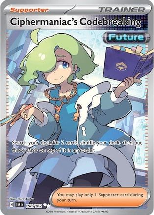 Ciphermaniac's Codebreaking - 198/162 Pokemon SV05: Temporal Forces - Single Cards