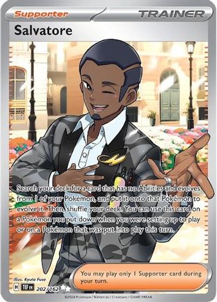 Salvatore - 202/162 Pokemon SV05: Temporal Forces - Single Cards