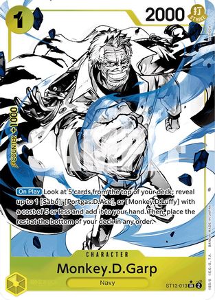 Monkey.D.Garp (Parallel) (ST13-013) - Ultra Deck: The Three Brothers Foil - Single Cards