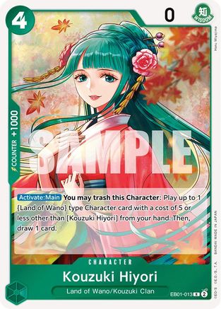 Kouzuki Hiyori (EB01-013) One Piece - Memorial Collection - Single Cards
