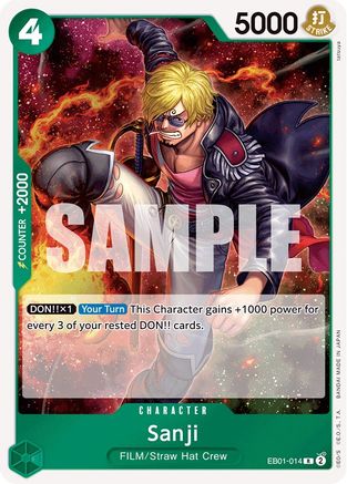 Sanji (EB01-014) One Piece - Memorial Collection - Single Cards