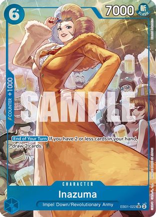 Inazuma (Alternate Art) (EB01-022) One Piece - Memorial Collection - Single Cards