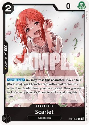 Scarlet (EB01-042) One Piece - Memorial Collection - Single Cards