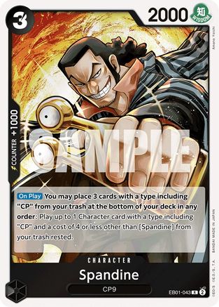 Spandine (EB01-043) One Piece - Memorial Collection - Single Cards