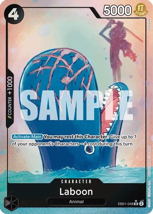 Laboon (048) (Alternate Art) (EB01-048) One Piece - Memorial Collection - Single Cards