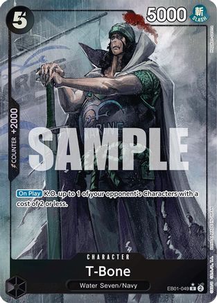 T-Bone (Alternate Art) (EB01-049) One Piece - Memorial Collection - Single Cards