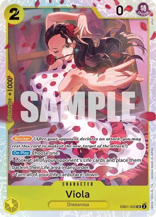 Viola (EB01-052) One Piece - Memorial Collection - Single Cards