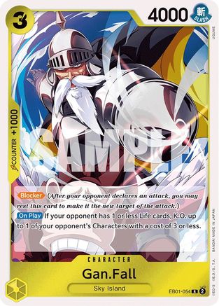 Gan.Fall (EB01-054) One Piece - Memorial Collection - Single Cards