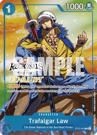 Trafalgar Law (Online Regional 2024 Vol. 2) [Finalist] (ST03-008) - One Piece Promotion Cards - Single Cards