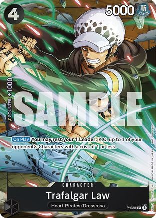 Trafalgar Law (Event Pack Vol. 4) (P-038) - One Piece Promotion Cards - Single Cards