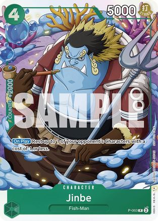 Jinbe (Event Pack Vol. 4) (P-063) - One Piece Promotion Cards - Single Cards