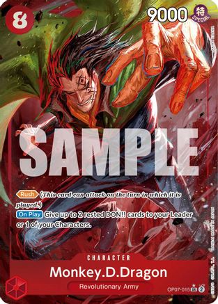 Monkey.D.Dragon (015) (Parallel) (OP07-015) One Piece - 500 Years in the Future - Single Cards