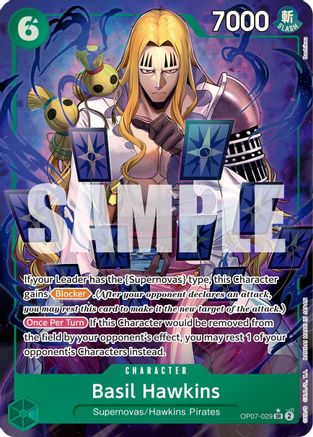Basil Hawkins (Parallel) (OP07-029) One Piece - 500 Years in the Future - Single Cards
