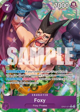 Foxy (071) (Parallel) (OP07-071) One Piece - 500 Years in the Future - Single Cards