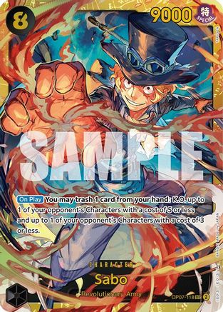 Sabo (OP07-118) One Piece - 500 Years in the Future - Single Cards
