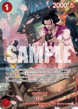 Izo (SP) (OP03-003) One Piece - 500 Years in the Future - Single Cards