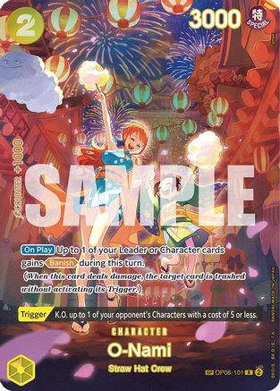 O-Nami (SP) (OP06-101) One Piece - 500 Years in the Future - Single Cards