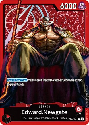 Edward.Newgate (Special Goods Set -Former Four Emperors-) (OP02-001) - One Piece Promotion Cards - Single Cards